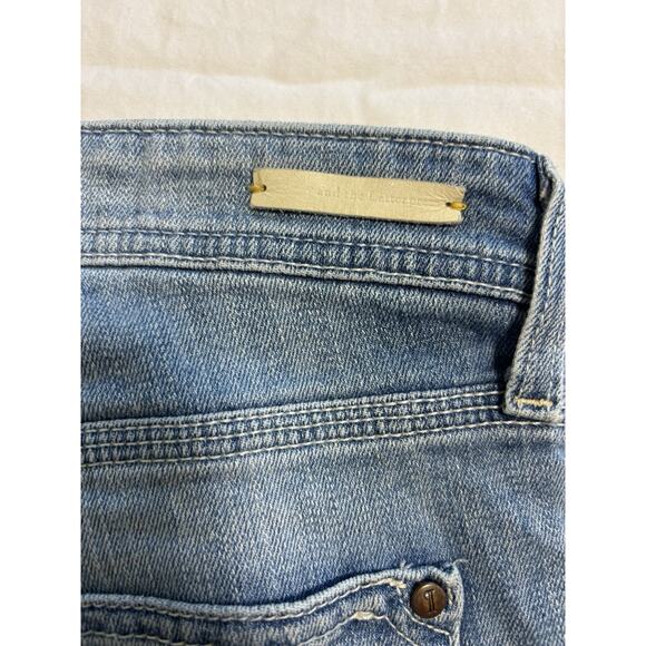 Pilcro and the Letterpress Jeans Women 26 Blue Double Knee Carpenter Cargo Jeans - Picture 9 of 11